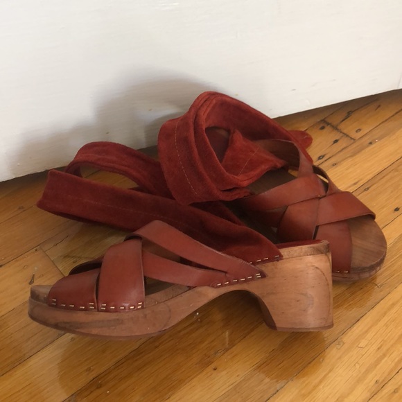 Free People Sandals, lightly worn. - Picture 2 of 5